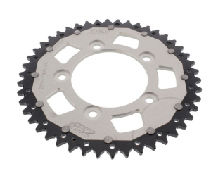 Corona ZF Dual 46 Denti Passo 520 Argento Ducati