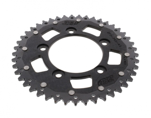Corona ZF Dual 45 Denti Passo 520 Nero Ducati 