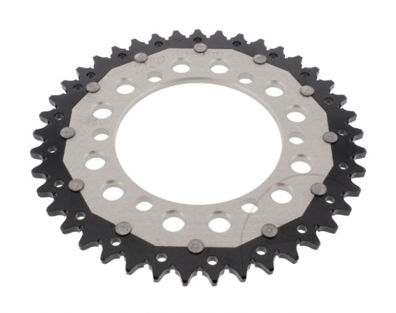 Corona ZF Dual 41 Denti Passo 520 Nero Triumph