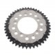 Corona ZF Dual 44 Denti Passo 520 Argento Ducati
