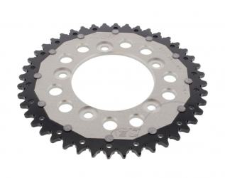 Corona ZF Dual 44 Denti Passo 520 Argento Ducati