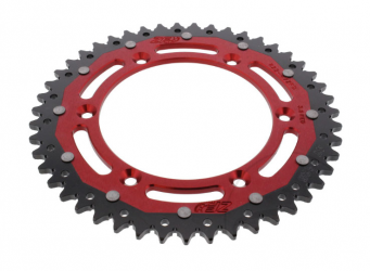 Corona ZF Dual 47 Denti Passo 520 Rosso Suzuki - Husqvarna