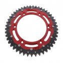 Corona ZF Dual 47 Denti Passo 520 Rosso Suzuki - Husqvarna