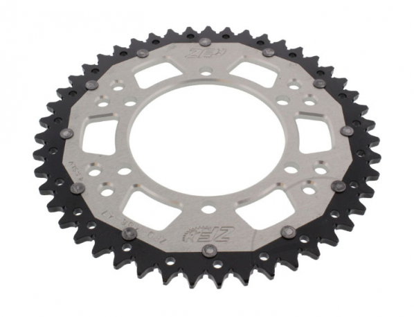 Corona ZF Dual 47 Denti Passo 520 Argento Suzuki - Yamaha 