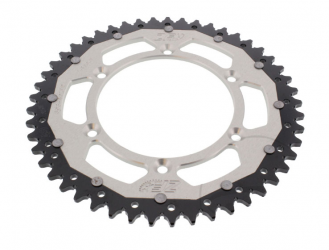 Corona ZF Dual 49 Denti Passo 520 Argento Suzuki DR 350 - DR-Z 400 S