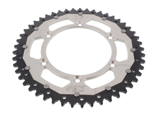 Corona ZF Dual 49 Denti Passo 520 Argento Suzuki DR 350 - DR-Z 400 S 