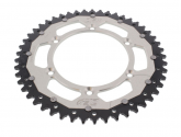 Corona ZF Dual 49 Denti Passo 520 Argento Suzuki DR 350 - DR-Z 400 S