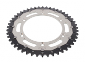 Corona ZF Dual 49 Denti Passo 520 Argento Beta - Suzuki - SWM