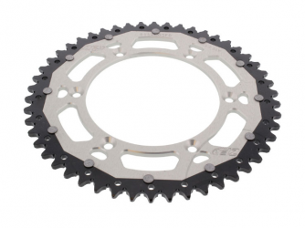 Corona ZF Dual 50 Denti Passo 520 Argento Beta - Husqvarna - Suzuki