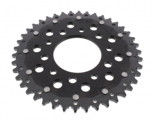 Corona ZF Dual 42 Denti Passo 525 Nero Honda - Triumph