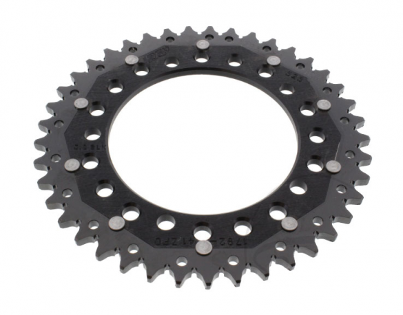 Corona ZF Dual 41 Denti Passo 525 Nero Kawasaki - Suzuki