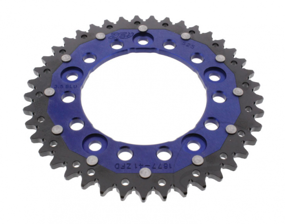 Corona ZF Dual 41 Denti Passo 525 Blu Yamaha YZF-R1 1000 ABS 