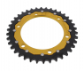 Corona ZF Dual 38 Denti Passo 525 Oro Kawasaki - Suzuki 