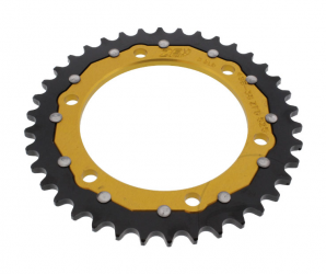 Corona ZF Dual 38 Denti Passo 525 Oro Kawasaki - Suzuki