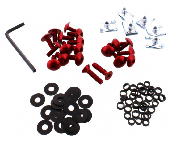 Kit Viti Carene In Alluminio anodizzato Suzuki GSX-R 1000 