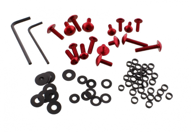 Kit Viti Carene In Alluminio anodizzato Kawasaki Z 250 SL ABS 