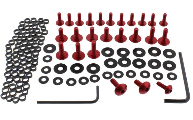 Kit Viti Carene In Alluminio anodizzato Honda CBR 600 RR 