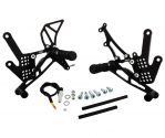 Kit Pedane Arretrate In Alluminio Racing Kawasaki ZX-10R 1000 S Ninja ABS