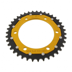 Corona Dual 39 Denti Passo 525 Oro Kawasaki - Suzuki