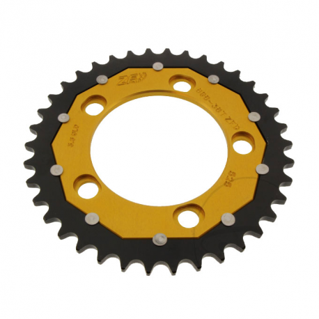 Corona Dual 38 Denti Passo 525 Oro KTM RC8 1190 