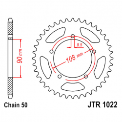 Corona 42 Denti Passo 530 Ducati Supersport 900 SS