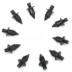 Rivetti Clip in Plastica per Carena Moto Yamaha Kit 10 Pezzi M 5 mm