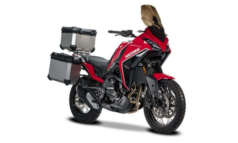 Tris Valigie in alluminio Moto Morini X-CAPE 650