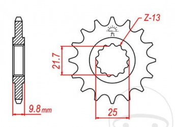 Pignone JT 19 Denti Passo 428
