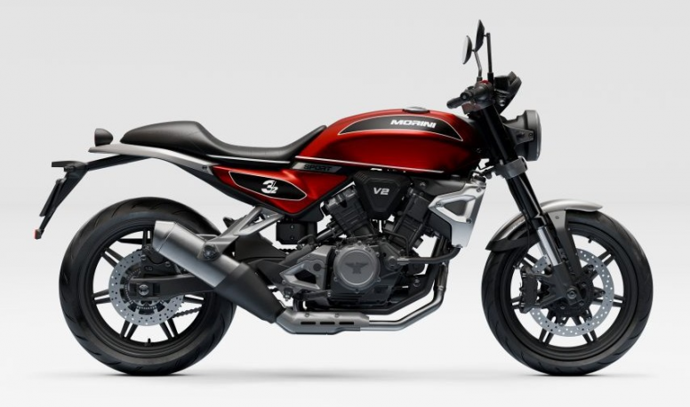 Moto Morini 3 ½ Sport vista laterale 