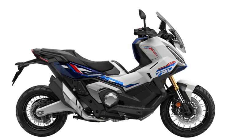 Honda X-ADV 750 Bianca Special Edition Modello 2026 Vista Laterale in Promozione RM24 da Rosciano Moto