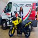 Foto della consegna della Suzuki V-Strom 800 al nostro cliente Mario di Teggiano con Rosciano Moto.