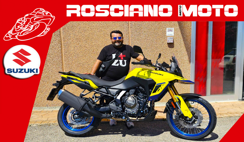 consegna Suzuki V-Strom 800 DE a Boscoreale Grazie Gennaro - rosciano moto 