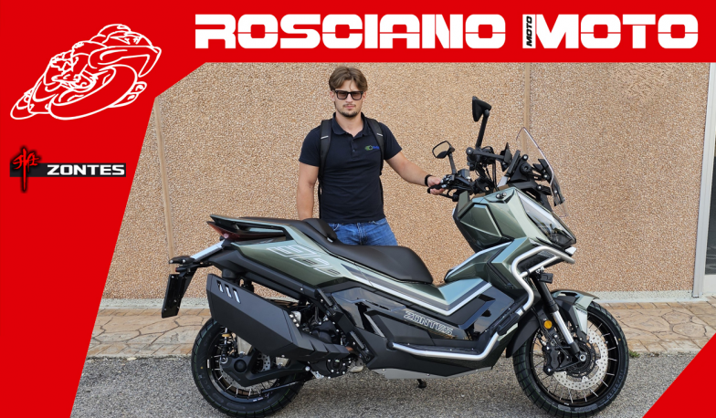 consegnata Scooter Zontes 368G Salerno Grazie Christian | Rosciano Moto