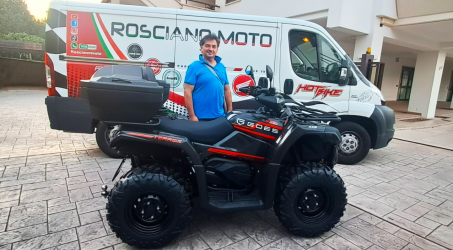 Quad Roccadaspide: Goes 400 Terrox Consegnato a Giovanni